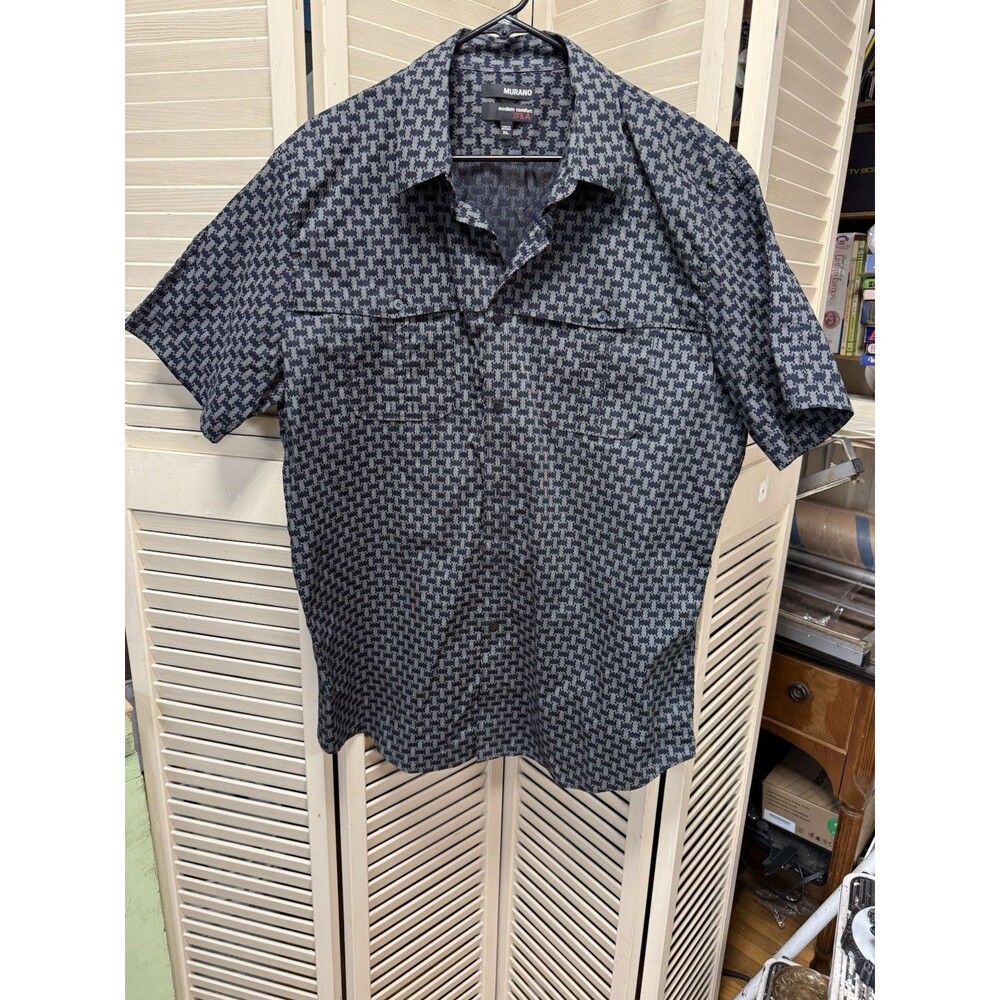 Men’s Murano Modern Comfort XLA XL Short Sleeve Button Up